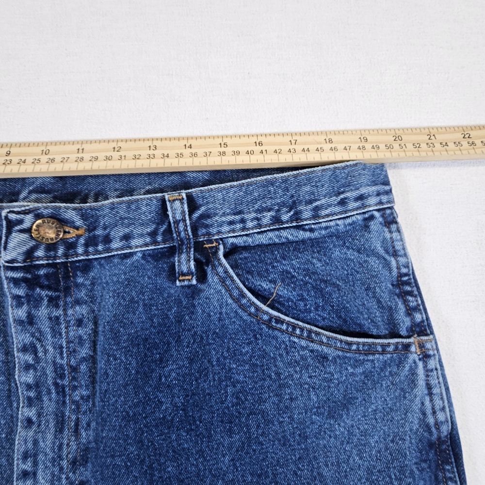 Wrangler Rustler‎ Jeans Men's 40x30 Blue Denim Regular Fit Straight Leg J04-A03 - Picture 8 of 11